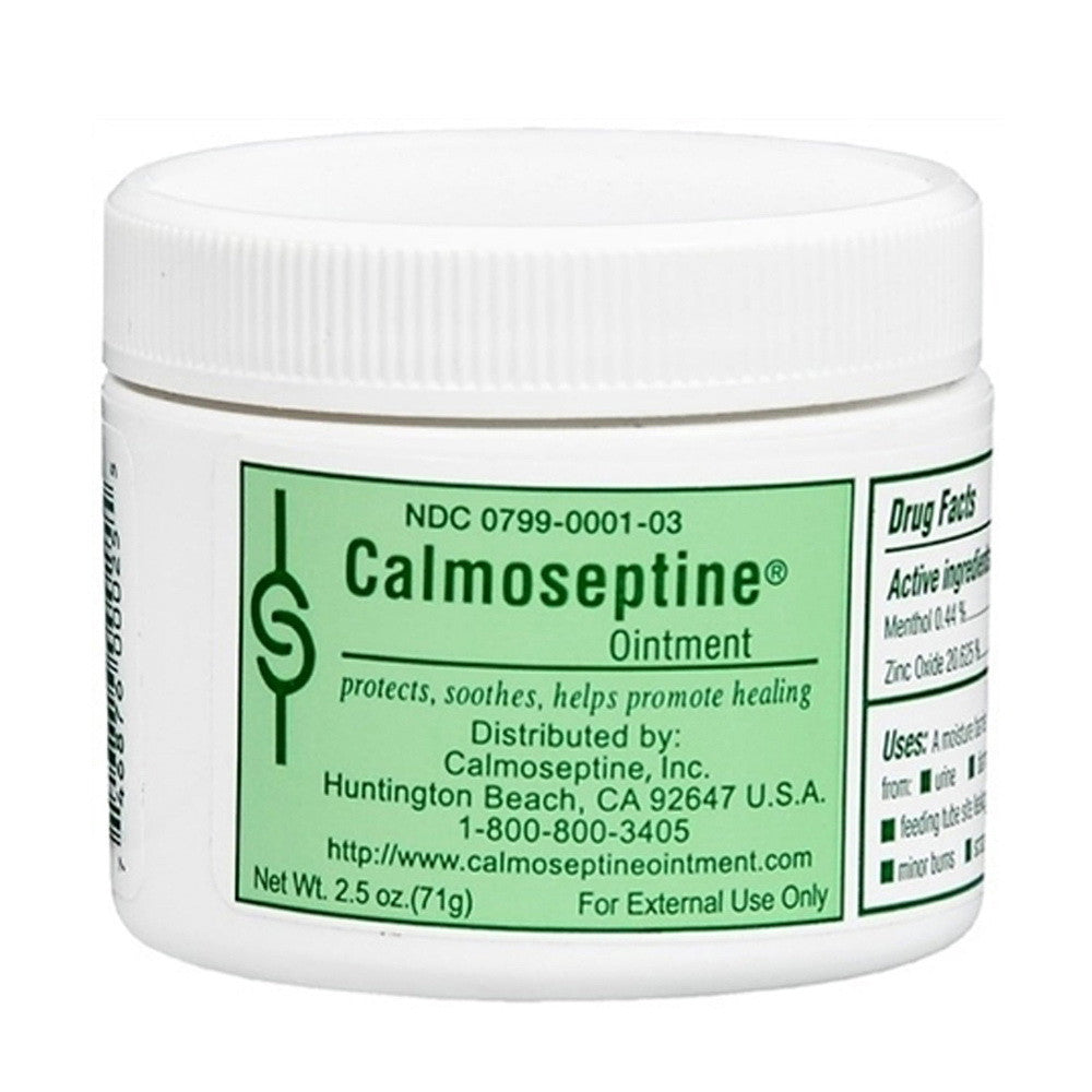 Calmoseptine Diaper Rash Ointment Jar, 2.5 Oz